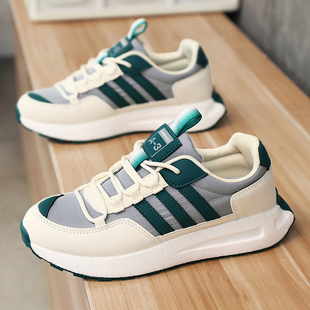 七星制造男鞋2025新款秋季百搭运动休闲鞋青年厚底防滑老爹鞋