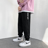 运动裤男士休闲长裤春秋款宽松411-1-k857-p45，男装休闲裤，星座410-2