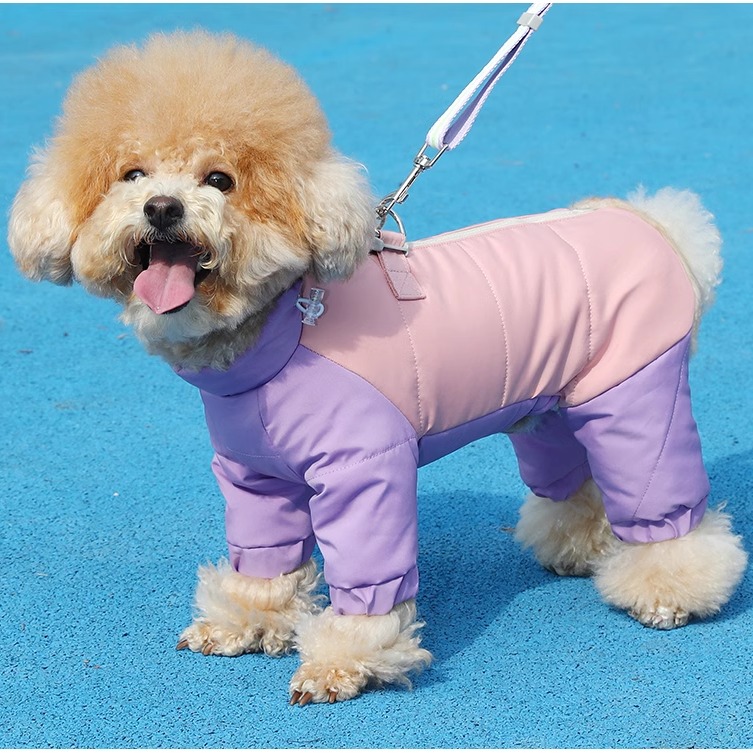 泰迪狗狗衣服秋冬款棉衣包肚衣中小型犬比熊博美冬季保暖四脚棉服