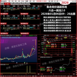 2026六合一擒龙2.0集合竞价抓涨停热点板块打板技术强势选股系统