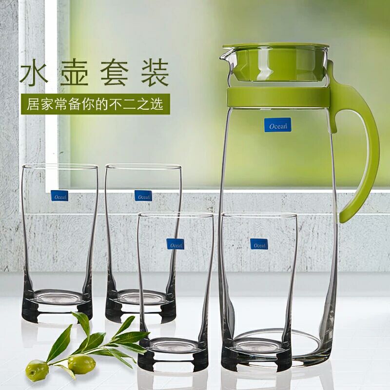 ocean耐热大容量玻璃开水冷水壶