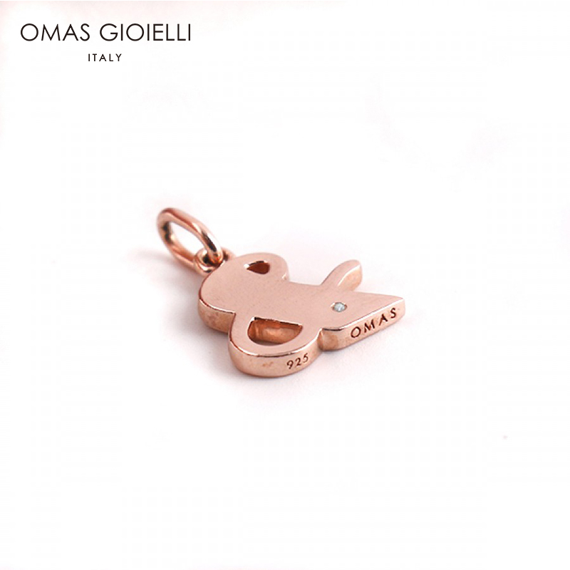 diy饰品银镀金镶钻原创符号吊坠