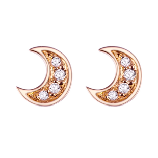 意大利OG饰品简约黄金色星星形耳钉星星耳链简约情人节情人节礼物