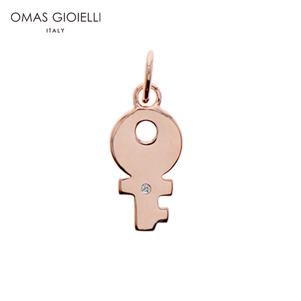 吊坠饰品数字银镀金镶钻原创