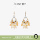 SHINE萱子原野牧歌系列民族风捕梦网耳环波嬉风耳钩生日礼物