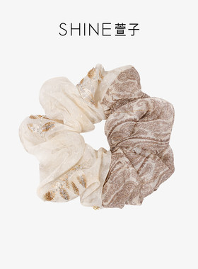 SHINE萱子饰品皮筋发圈时尚流行发饰日常简约女士经典款大肠发圈