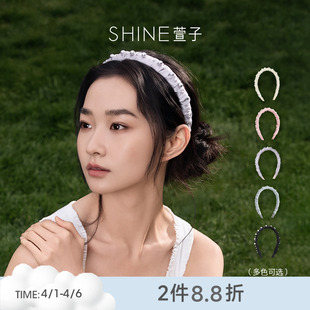 SHINE萱子饰品糖霜珠光系列优雅发箍女小众设计感发卡早春配色
