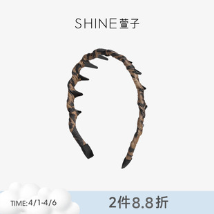 SHINE萱子饰品齿梳发箍波浪发卡带防滑齿洗脸发饰高颅顶神器