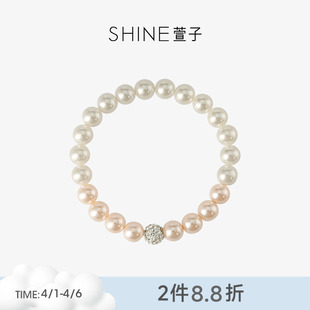 SHINE萱子饰品复古少女珍珠手链优雅千金风手串送女友生日礼物