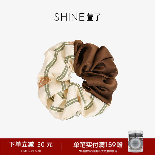 SHINE萱子优雅复古拼接发圈