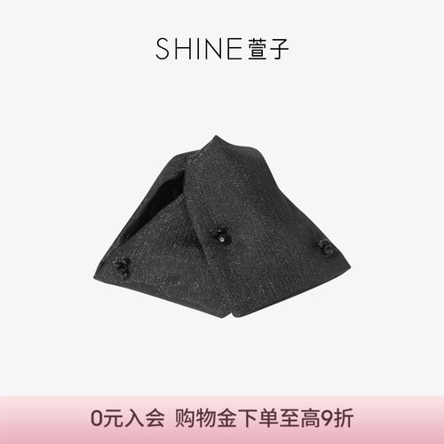 SHINE萱子饰品简约优雅抓夹女赫本夹百搭气质发夹质感三角夹