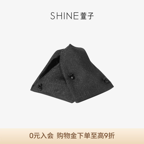 SHINE萱子饰品简约优雅抓夹女赫本夹百搭气质发夹质感三角夹