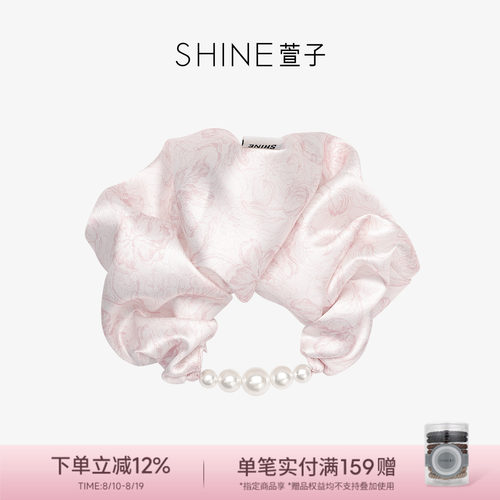 SHINE萱子海棠系列花朵珍珠发圈