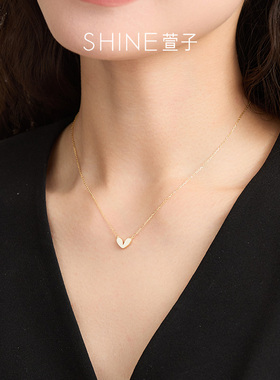 shine吊坠项链萱子饰品银