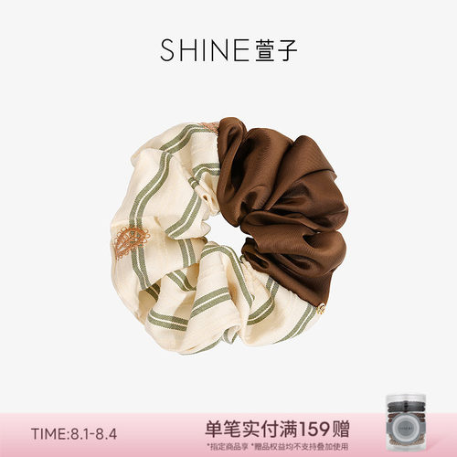 SHINE萱子优雅复古拼接发圈