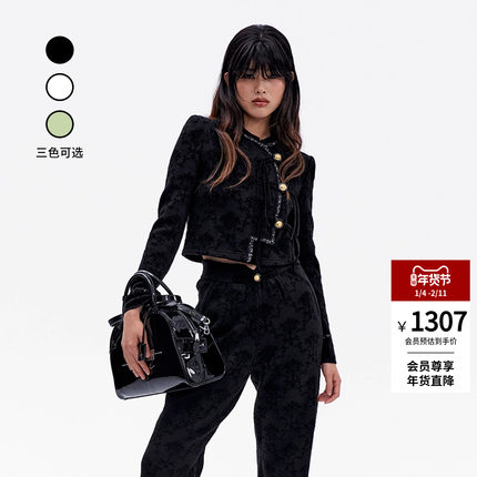 lefame拉飞姆小香风洛可可中式盘扣上衣外套女