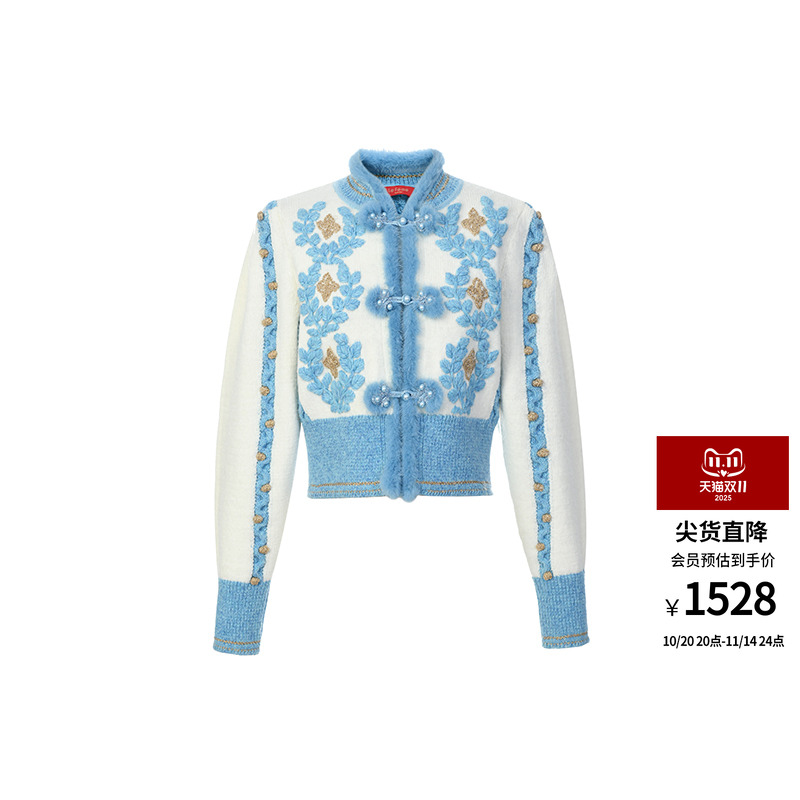LEFAME粘胶纤维针织外套