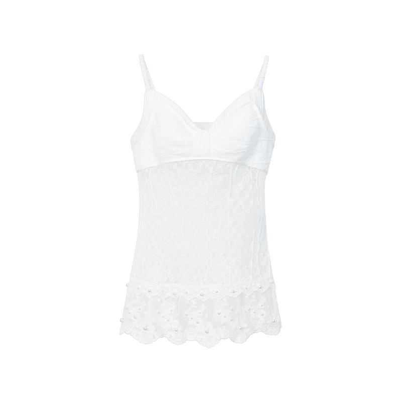 LEFAME俏皮少女感吊带上衣