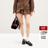 lefame拉飞姆2026春季 老钱风华丽钉珠蝴蝶结装 饰伞裙