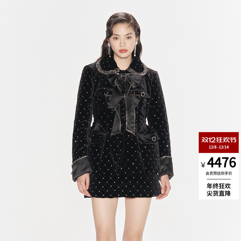 lefame拉飞姆万钻丝绒羽绒服