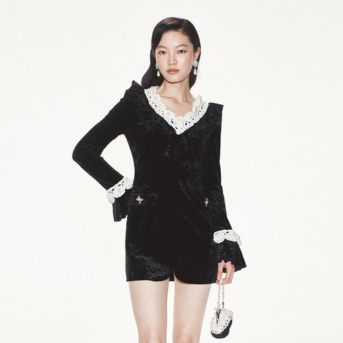 lefame摩登X型钻石丝绒