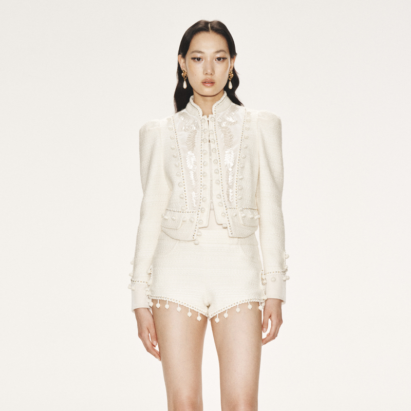 LEFAME宫廷风短款短外套