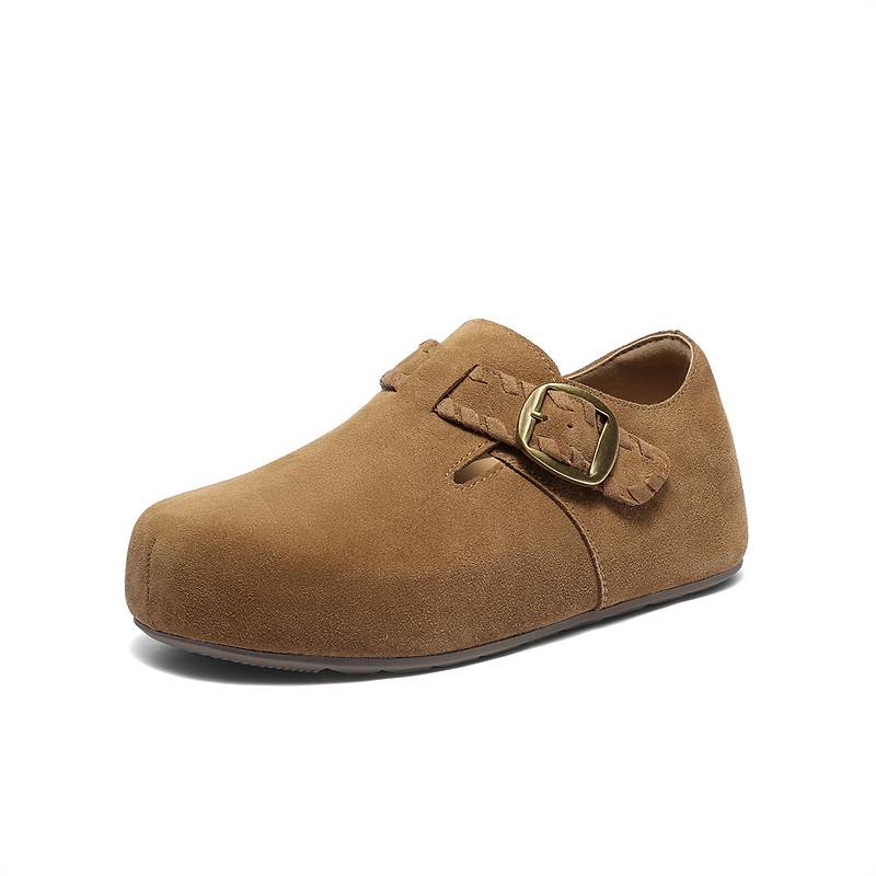 森达勃肯鞋女2025秋季新款商场同款舒适厚底休闲鞋XUD01CM5