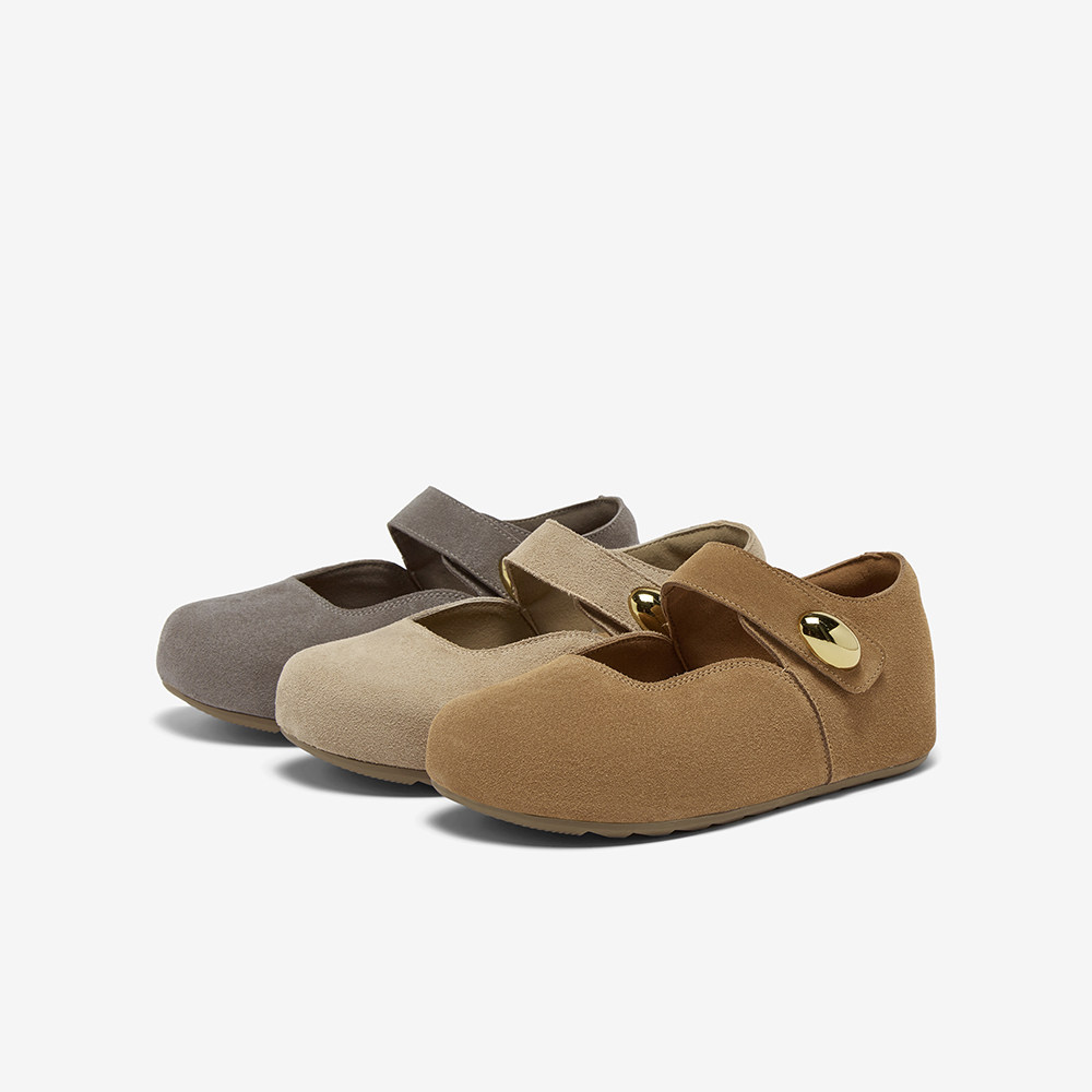 百思图2025秋季新款复古真皮全包勃肯鞋魔术贴休闲女单鞋D3617CQ5,女鞋,勃肯鞋/软木鞋,淘宝优惠券,粉丝福利购,淘宝优惠卷