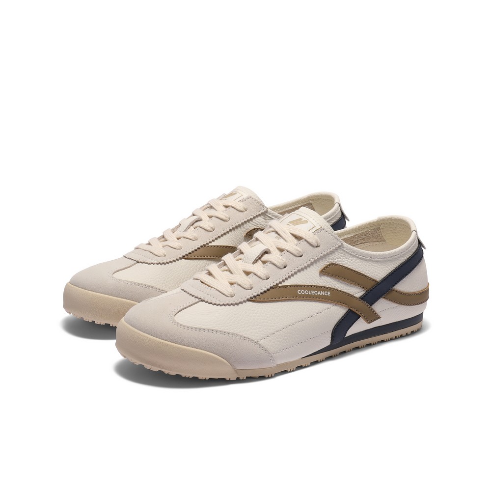 百丽男鞋撞色休闲板鞋男士2025新款夏季商场款复古德训鞋8TE01BM5,流行男鞋,德训鞋,淘宝优惠券,粉丝福利购,淘宝优惠卷