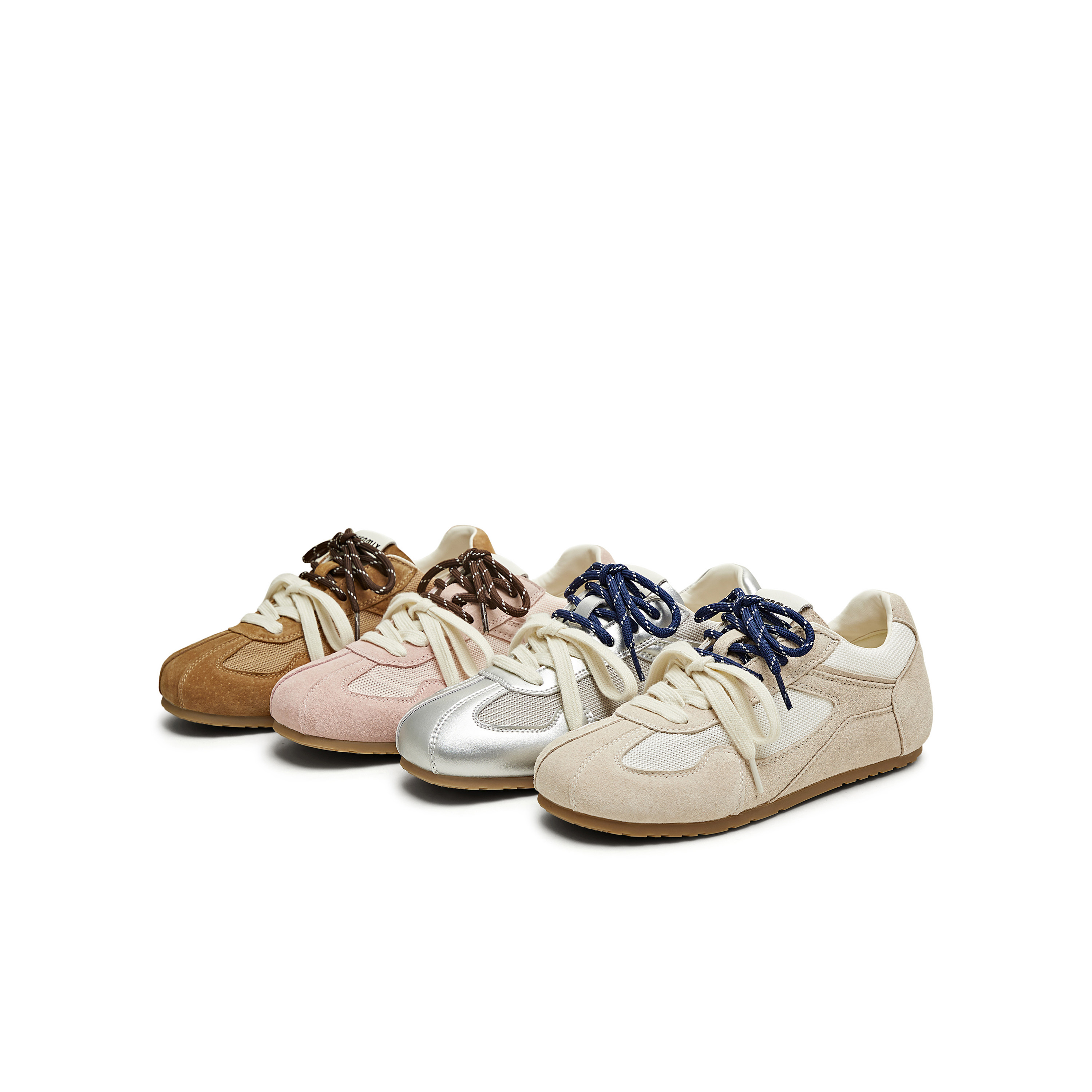 天美意25夏网面透气平底阿甘德训鞋银色运动鞋女鞋休闲鞋KG063BM5,女鞋,德训鞋,淘宝优惠券,粉丝福利购,淘宝优惠卷