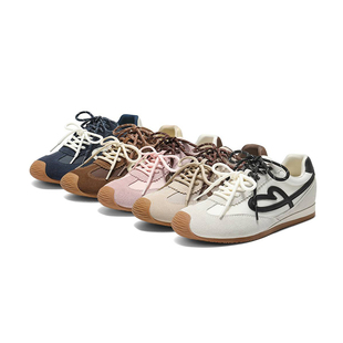 董璇同款百丽复古流心糖歪头德训阿甘鞋加绒高帮休闲板鞋E7H1DCM5