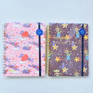 现货!日本Rollbahn Plaza限定芝麻街联名可爱网格笔记本