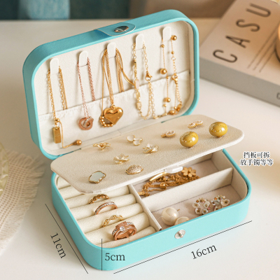 便携首饰收纳盒旅行简约高档精致