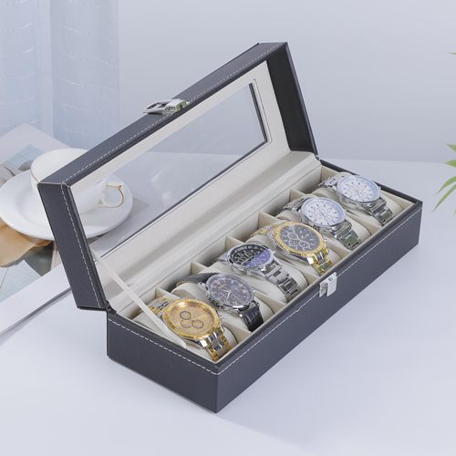 手表收纳盒高档皮质手表盒多功能机械表展示手链手镯首饰收纳盒子