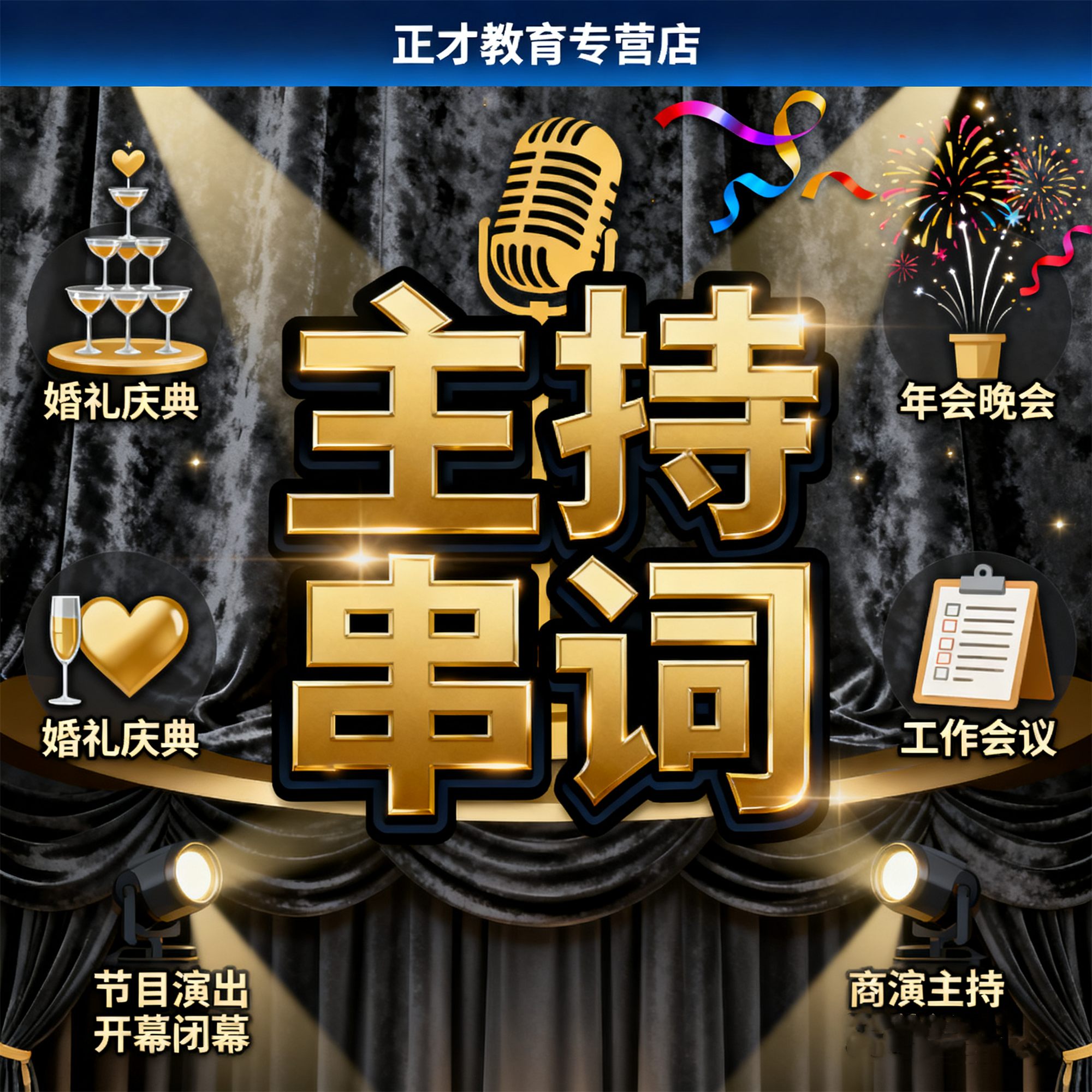 主持稿撰写代写公司年会订婚礼主持稿节目串词晚会活动开场白代笔
