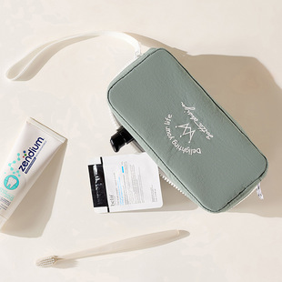 探界者DSIGN便携手提小号洗漱包收纳包多分格好整理含防水拉链袋