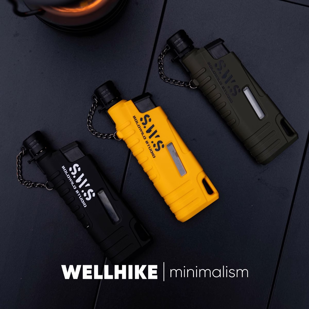 探界者户外露营加长防风打火机便携伸缩煤气灶喷枪点火器可充气