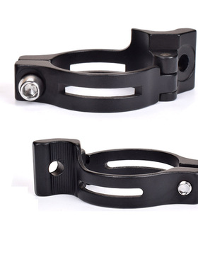 公路车/自行车前拨夹环/前拨转换座/直锁式转换为夹环式31.834.9