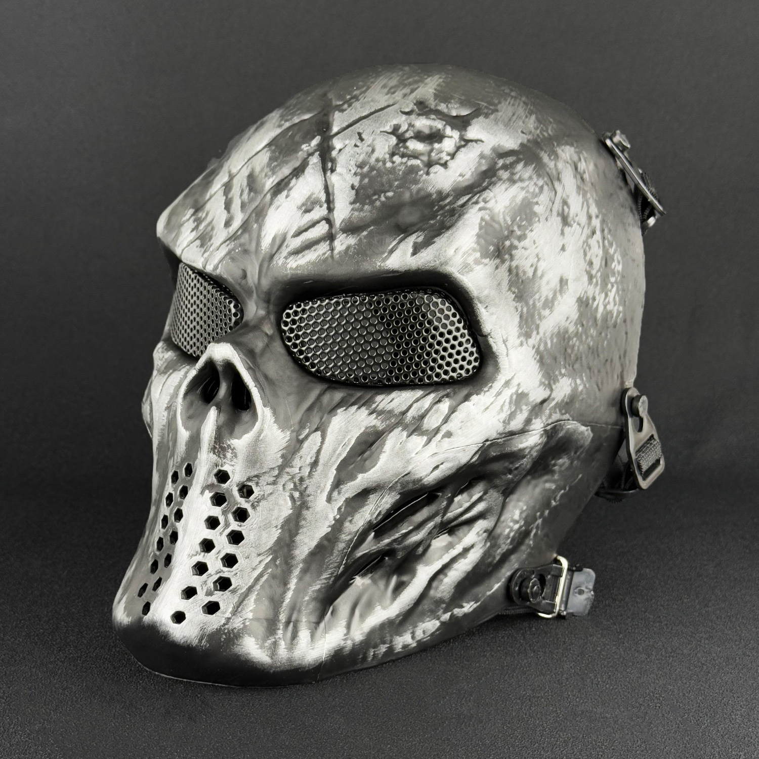 探界者新品骷髅头盔军迷CS战术防护面罩万圣节舞会面具