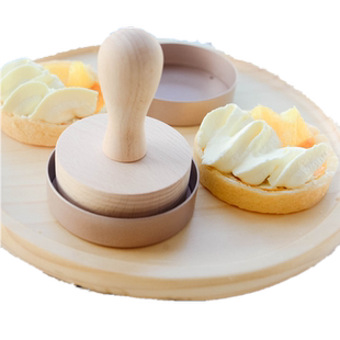 蛋挞模具烘焙 活底圆挞模塔模 铝合金法式活底派盘 塔皮压棒模具