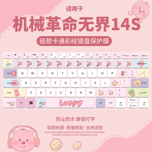 适用于机械革命无界14S笔记本7BB4U电脑R7-8845HS 14寸键盘保护膜