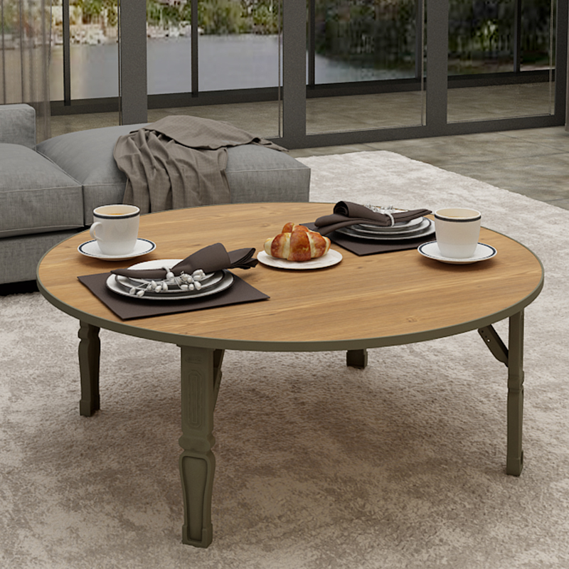 折叠炕桌榻榻米飘窗桌小圆桌家用桌子炕桌简易地桌矮餐桌韩式饭桌|ruв категории жилой мебели, Таблица класса, складной стол - от Buy2taobao.com для оказания профессиональной услуги покупки агента Taobao