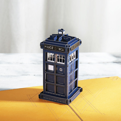 神秘博士Tardis立体贺卡周边文创