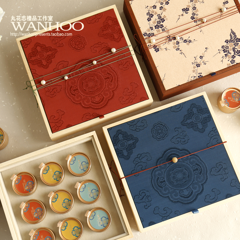 原创新年中式商务茶定制会议礼品