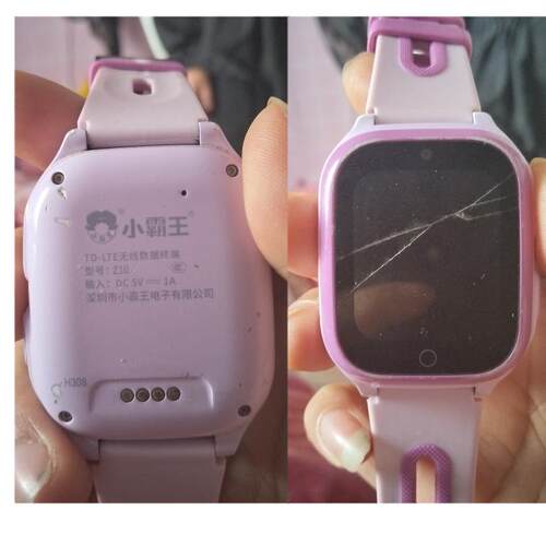 适小霸王Z10电话手表内外屏幕总成G2019B-01原装A95表带充电器线