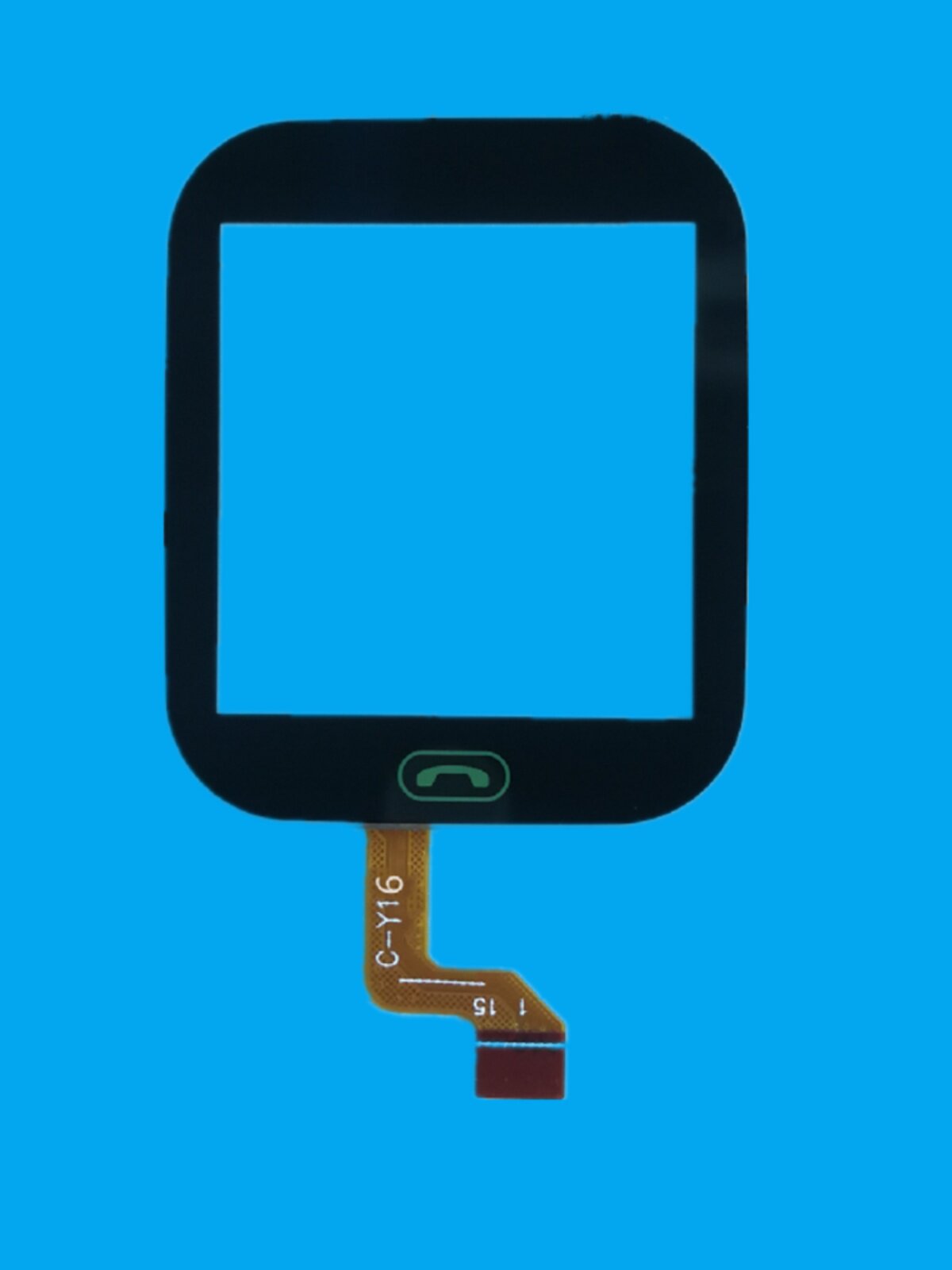 터치 스크린 C-Y16 전화 시계 외부 화면 TUOBU A605 GUARDIAN A15 수박 껍질 시계 화면 스트랩