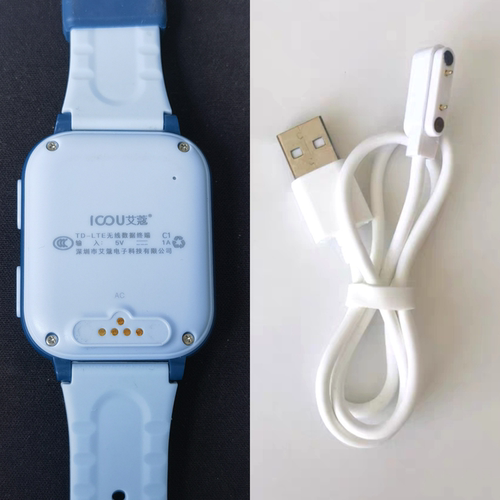 艾蔻w8/D33/W5/D50/D10/T6/T10/W6儿童电话手表表带充电线数据线