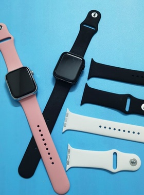 适电话手表表带子藤园D1微卫士/上学派Y09W软硅胶表链腕带希比兔
