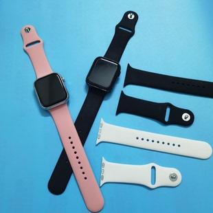 适电话手表表带子藤园D1微卫士 上学派Y09W软硅胶表链腕带希比兔