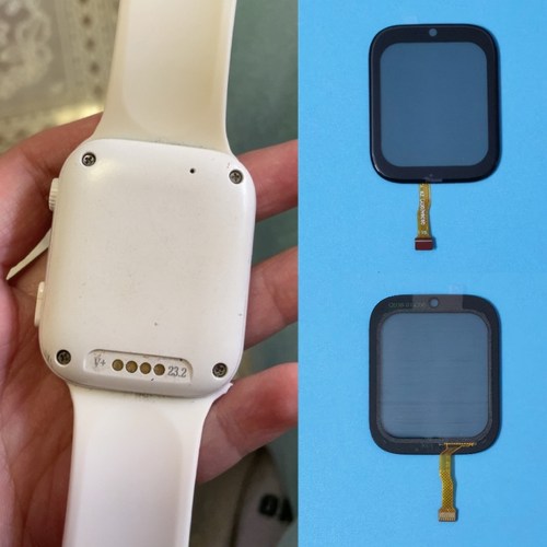 适用萌芽兔D1儿童电话手表外屏触摸屏表带充电器G1854B-01磁吸线